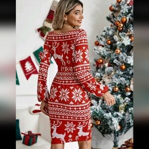 Flirty Holiday Maternity Bodycon